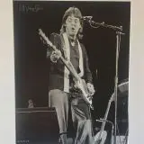 Paul McCartney Wings Over America Tour 1976 - Authentic Concert Photo by Ed Finnell  - B&W - White Matte 20"x24"