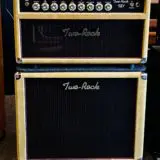 Two Rock TS1 100 Watt Head and 1x12 Closed Back Cab - Buckskin Suede and Oxblood Grill