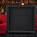 Kerry Wright Tribute Series Guitar Cabinets - 2x12 Offset - In Black Grill Cloth and White Piping!