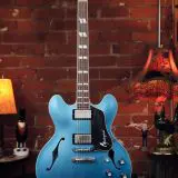 Josh Williams ‘Mockingbird’ Semi-Hollowbody Electric Guitar- Pelham Blue Relic Finish!