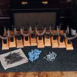 Bundle of 10 String Swing Guitar Hangers - With Mounting Hardware!