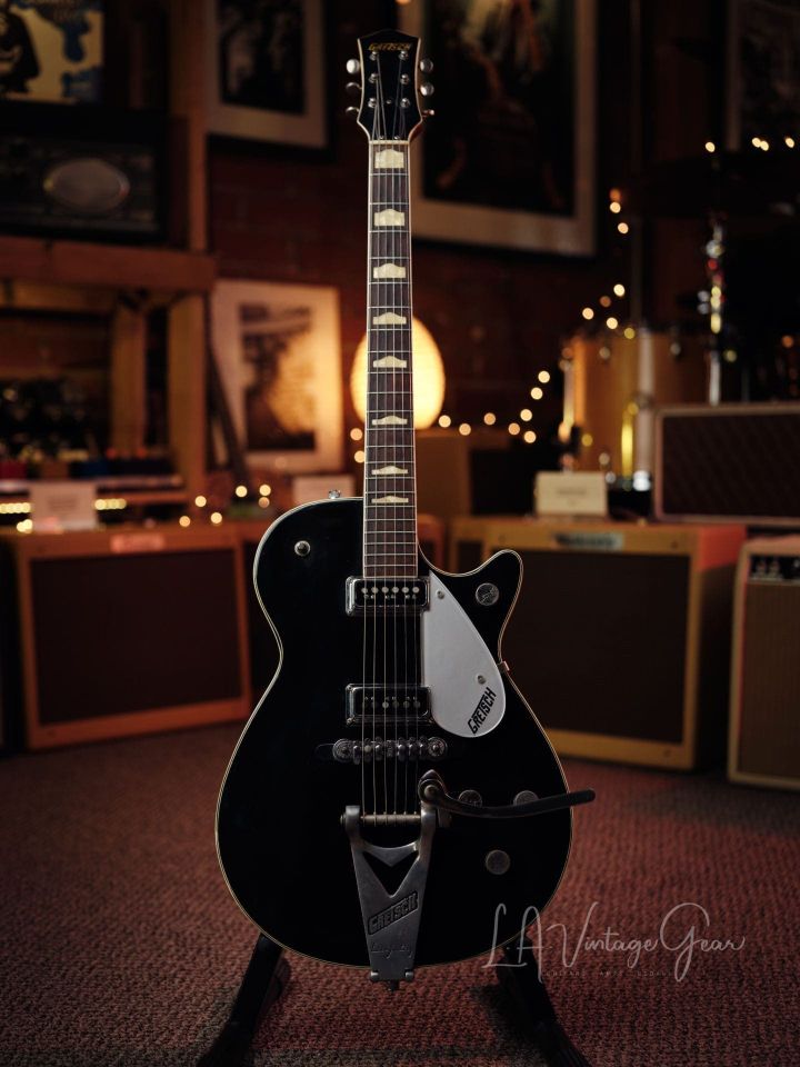 美しい Gretsch Vintage LA • Bigsby! with Black in Jet Duo 1957 その他