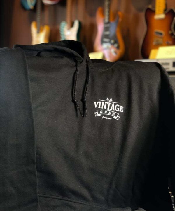 L.A. Vintage Gear Pullover Hoodie with Logo on Front & Back - Size XL