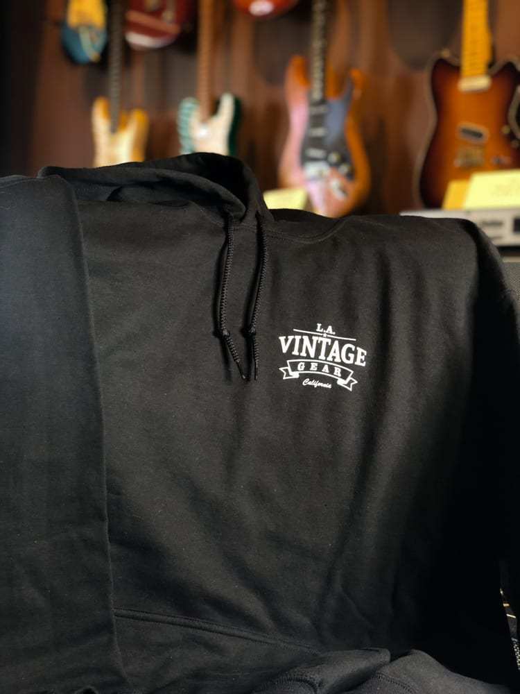 L.A. Vintage Gear Pullover Hoodie with Logo on Front & Back - Size XL