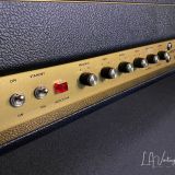 Blankenship Amp Head  in an Authentic  Signed Kerry Wright Headshell – In Black Tolex