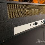 Blankenship Amp Head  in an Authentic  Signed Kerry Wright Headshell – In Black Tolex