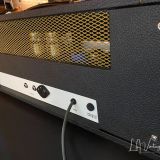 Blankenship Amp Head  in an Authentic  Signed Kerry Wright Headshell – In Black Tolex