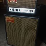 Benson Monarch  Head & 1×12 Cab -Black Tolex with LAVG ‘Ox Blood’  Grill Cloth