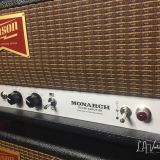 Benson Monarch  Head & 1×12 Cab -Black Tolex with LAVG ‘Ox Blood’  Grill Cloth