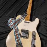 (SOLD) Ace Guitar Strap – Multi Colored ‘Mondrian’ Style Block Pattern