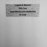 Loggins & Messina  Santa Monica Civic Auditorium 1975 – Authentic Concert Photo by Ed Finnell -B&W 20″x24″ White Matte