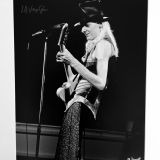 Johnny Winter – Winter Brothers Tour  1975 – Authentic Concert Photo by Ed Finnell – B&W – White Matte 20″ x 24″