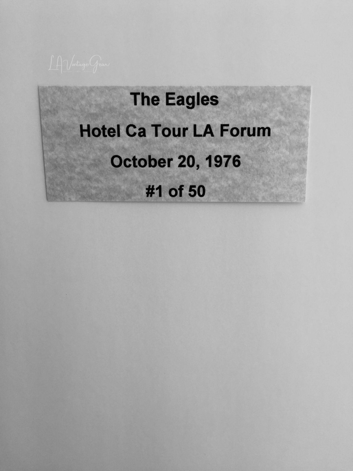 Eagles Hotel California Album Art Tribute Tee - Vintage Band Shirts