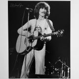 George Harrison Dark Horse Tour 1974 – Authentic Concert Photo by Ed Finnell  – B&W – 20″x24″ White Matte