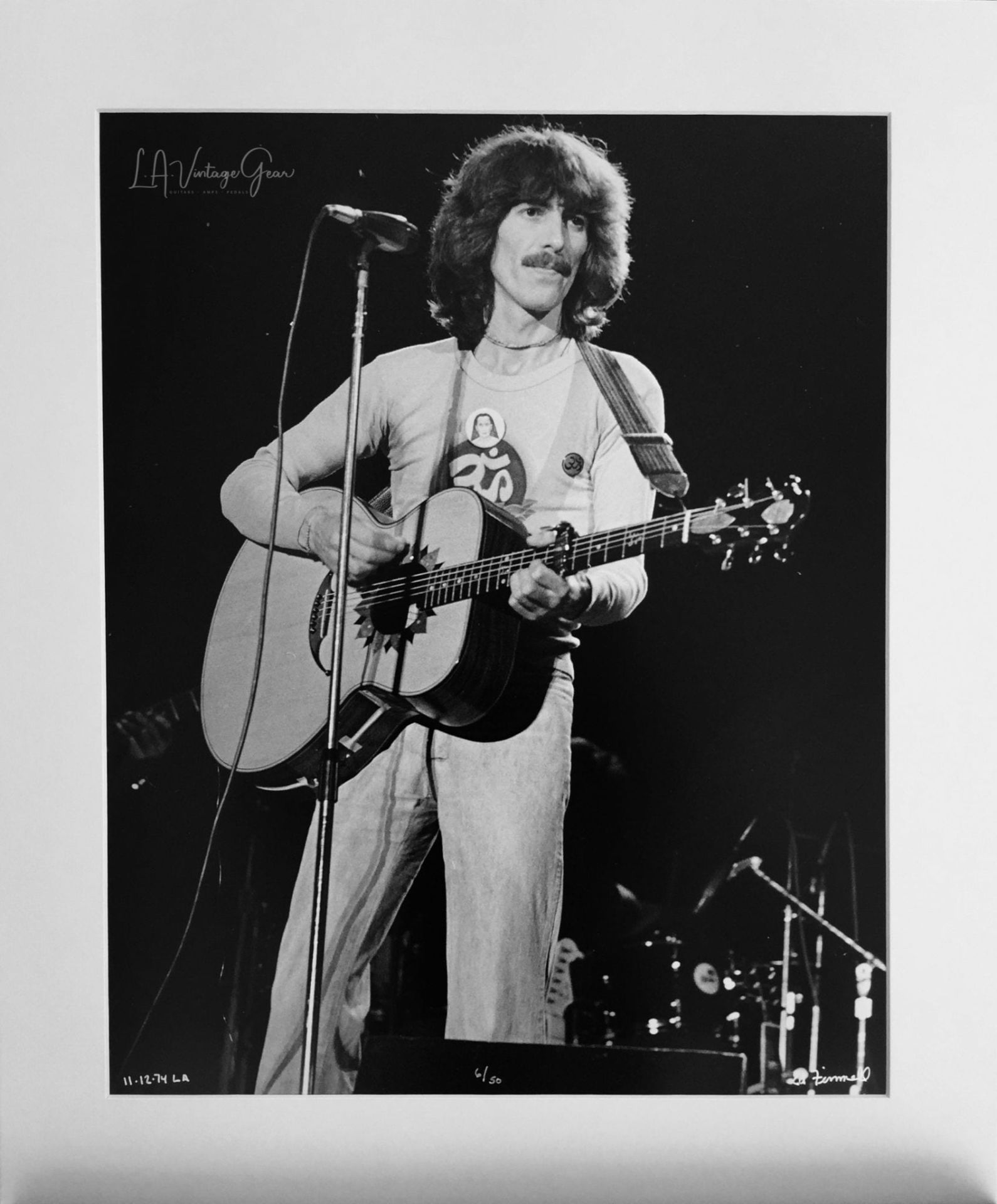 George Harrison Dark Horse Tour 1974 - Authentic Concert Photo by Ed ...
