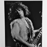 Marc Bolan of T. Rex Summer of  1973 Long Beach Auditorium – Authentic Concert Photo by Ed Finnell – B&W-  White Matte 20″ x 40″