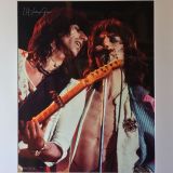 Mick Jagger & Keith Richards-Tour of The Americas  1975 -Authentic Concert Photo by Ed Finnell  – Color -White Matte 20″x24″