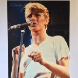 David Bowie Heroes Tour L.A. Forum 1978 -Authentic Concert Photo by Ed Finnell – Color – White Matte 20″x24″