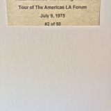 Keith Richards Stones Tour of The Americas L.A. Forum 1975-Authentic Concert Photo by Ed Finnell -White Matte 20″x24″