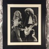 Page & Plant – Led Zeppelin Physical Graffiti Tour 1975 – FRAMED Authentic Concert Photos by Ed Finnell on 25″x 29″