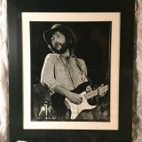 Eric Clapton – No Reason To Cry Tour – L.A. Forum – November 22,1976 –  FRAMED Authentic Concert Photos by Ed Finnell on 25″x 29″