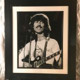 George Harrison – Dark Horse Tour L.A. Forum July 10, 1975 – FRAMED Authentic Concert Photo by Ed Finnell on 25″x29″