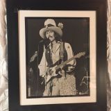 (SOLD) George Harrison – Dark Horse Tour – L.A. Forum November 11, 1974 – FRAMED Authentic Concert Photo by Ed Finnell on 25″x29″