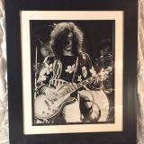 Jimmy Page & Bonzo In Rear – Led Zeppelin Physical Graffiti Tour – L.A. Forum March 25, 1975 – FRAMED Authentic Concert Photo by Ed Finnell on 25″x29″