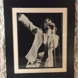 Mick Jagger – Rolling Stones Tour Of The Americas L.A. Forum July 12,1975 – FRAMED Authentic Concert Photo by Ed Finnell on 25″x29″