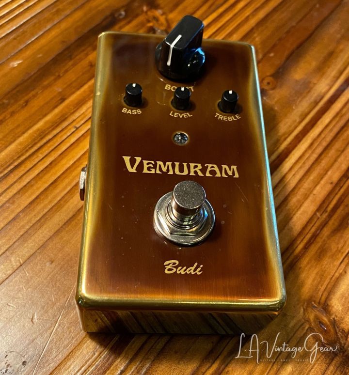 (SOLD) Vemuram - Budi Boost Pedal • LA Vintage Gear