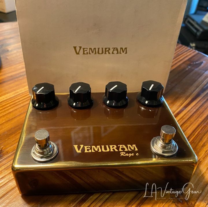 Vemuram - Rage E Overdrive Pedal w/Boost in Excellent Condition In The  Original Box!