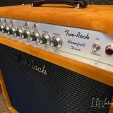 Two Rock 40W Bloomfield Drive Combo Guitar Amplifier in Custom Golden Brown Suede