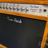 Two Rock 40W Bloomfield Drive Combo Guitar Amplifier in Custom Golden Brown Suede