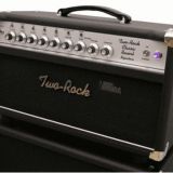 Two Rock Classic Reverb Signature Head & 2×12 Cab Black Bronco / Silver Chassis