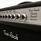 Two Rock Classic Reverb Signature Head & 2×12 Cab Black Bronco / Silver Chassis