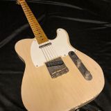 (SOLD) K-Line Truxton – T-Style  Electric Guitar- White Guard with  Blonde Finish