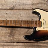 (SOLD) Danocaster 2 Tone Sunburst Double Cut Electric Guitar w/ Arcane Pups!