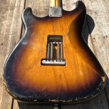 (SOLD) Danocaster 2 Tone Sunburst Double Cut Electric Guitar w/ Arcane Pups!