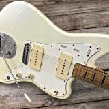 (SOLD) Danocaster “Oly White” Offset Electric Guitar with Large Block Inlays