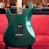 Fender Stratocaster  Electric Guitar-John Cruz Masterbuilt 2007-Sherwood Green-Abigail Ybarra Pickups