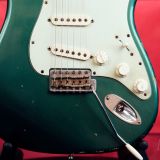 Fender Stratocaster  Electric Guitar-John Cruz Masterbuilt 2007-Sherwood Green-Abigail Ybarra Pickups