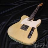 Danocaster Single Cut White Guard Blonde Electric Guitar