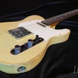 Danocaster Single Cut White Guard Blonde Electric Guitar