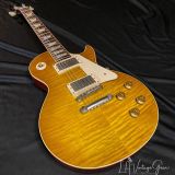 Gibson ’59 Reissue Les Paul Custom VOS  Electric Guitar 2014 Sunrise Tea Burst Flame Top