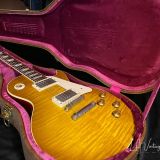 Gibson ’59 Reissue Les Paul Custom VOS  Electric Guitar 2014 Sunrise Tea Burst Flame Top