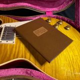 Gibson ’59 Reissue Les Paul Custom VOS  Electric Guitar 2014 Sunrise Tea Burst Flame Top