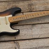 Danocaster 2 Tone Double Cut Electric Guitar – V Neck!