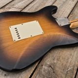 Danocaster 2 Tone Double Cut Electric Guitar – V Neck!