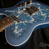 Xotic Blue Paisley T-Style Guitar XTC-1 #2149