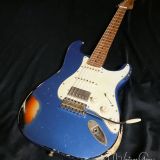 Xotic S-Style Electric Guitar XSC-2 in Lake Placid Blue over a 3T ‘Burst #1915